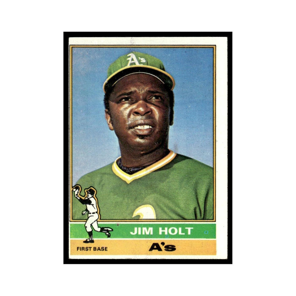 Jim Holt 1976 Topps #603 Oakland Athletics Baseball Card EX