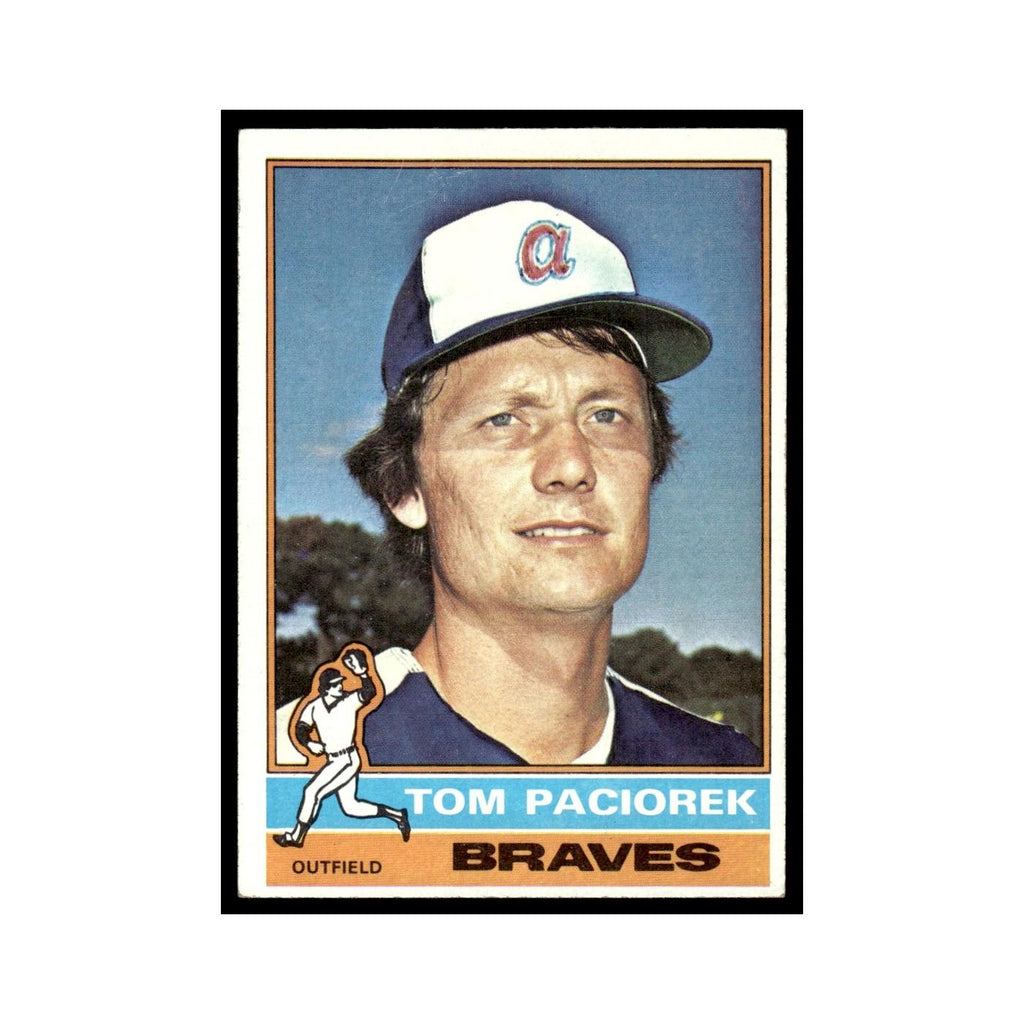 Tom Paciorek 1976 Topps #641 Atlanta Braves Baseball Card EX