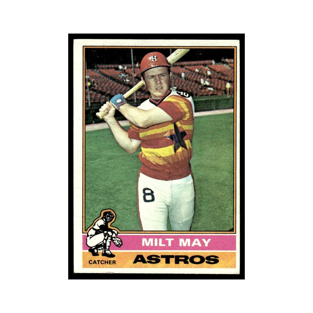 Milt May 1976 Topps #532 Houston Astros Baseball Card EX