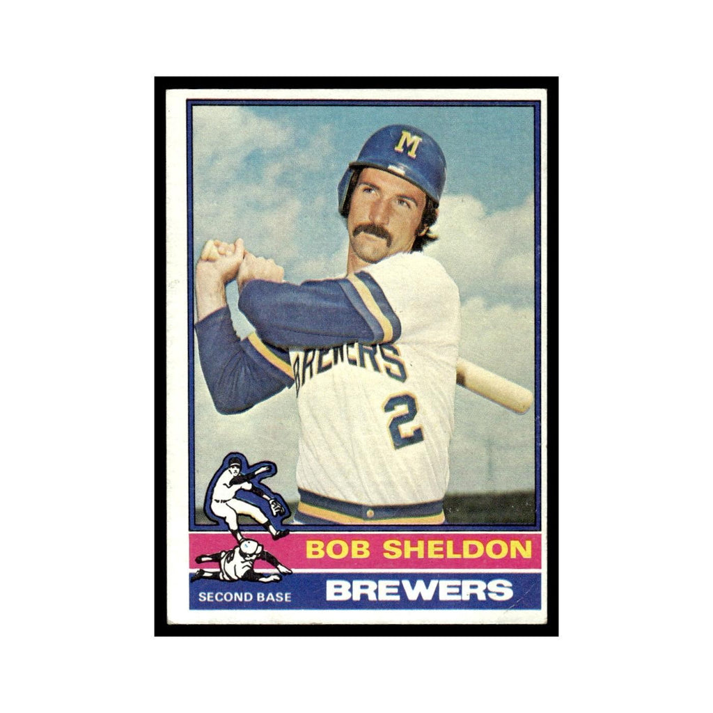 Bob Sheldon 1976 Topps #626 Milwaukee Brewers Baseball Card EX