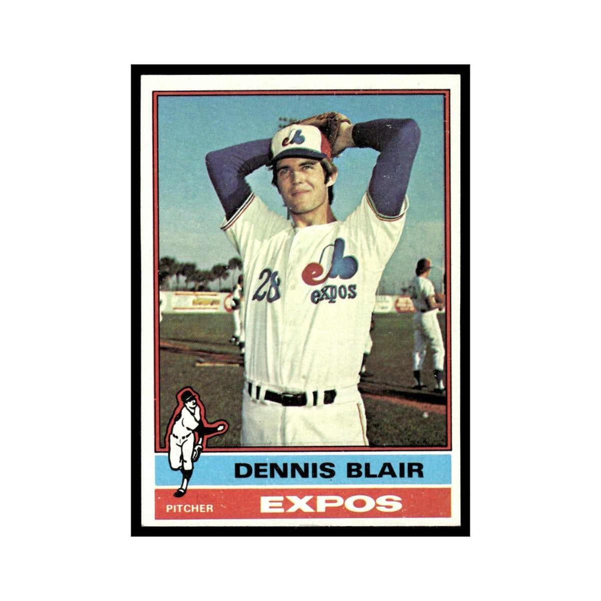 Dennis Blair 1976 Topps #642 Montreal Expos Baseball Card EX