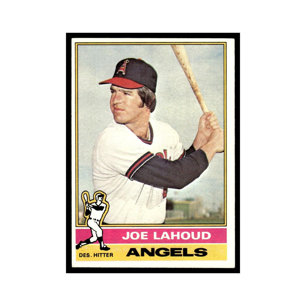 Joe Lahoud 1976 Topps #612 California Angels Baseball Card EX