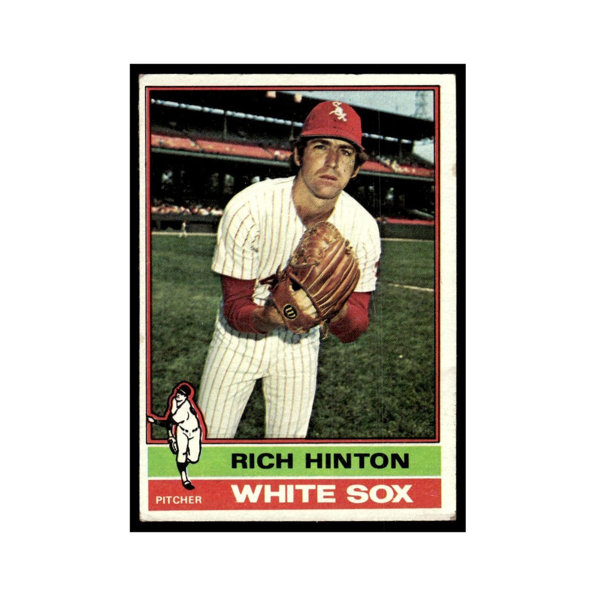 Rich Hinton 1976 Topps #607 Chicago White Sox Baseball Card EX