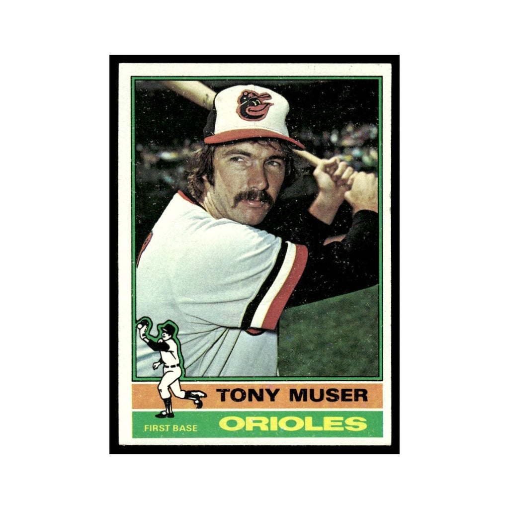 Tony Muser 1976 Topps #537 Baltimore Orioles Baseball Card EX