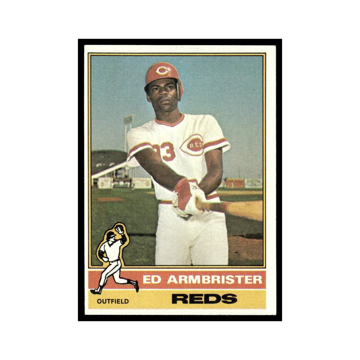 Ed Armbrister 1976 Topps #652 Cincinnati Reds Baseball Card EX