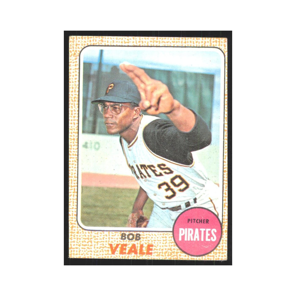 1968 Topps Bob Veale Pirates #70