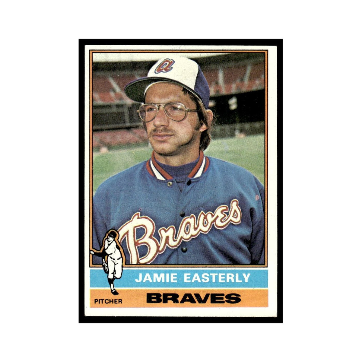 Jamie Easterly 1976 Topps #511 Atlanta Braves Baseball Card EX