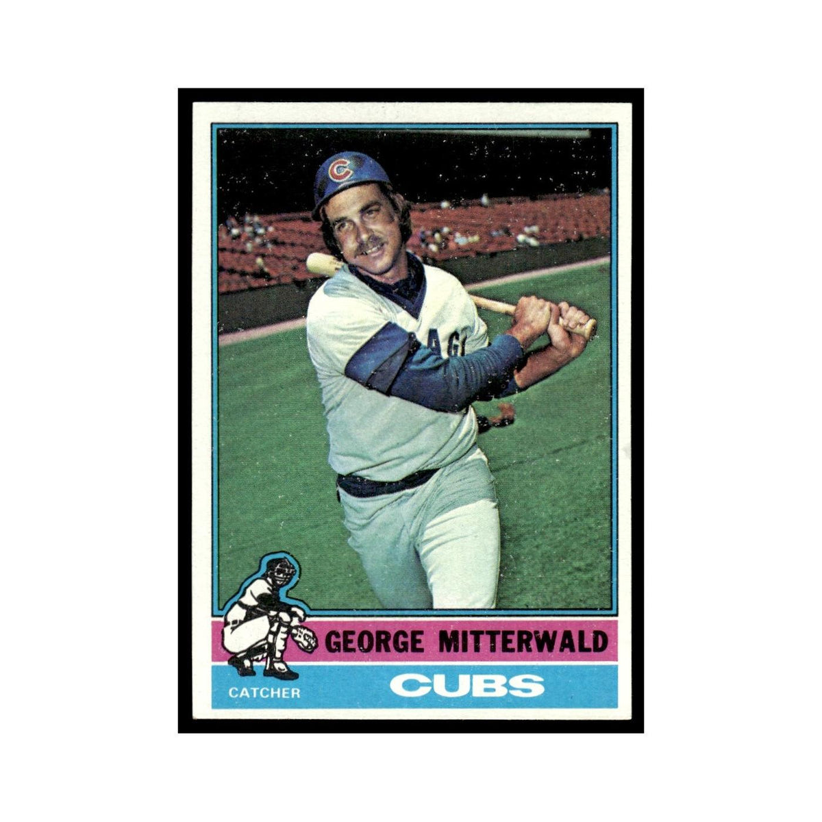 George Mitterwald 1976 Topps #506 Chicago Cubs Baseball Card EX