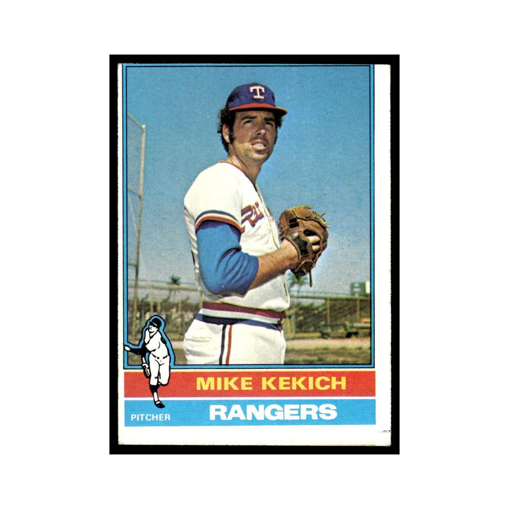 Mike Kekich 1976 Topps #582 Texas Rangers Baseball Card EX