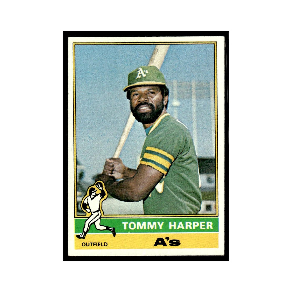 Tommy Harper 1976 Topps #274 Oakland Athletics Baseball Card EX