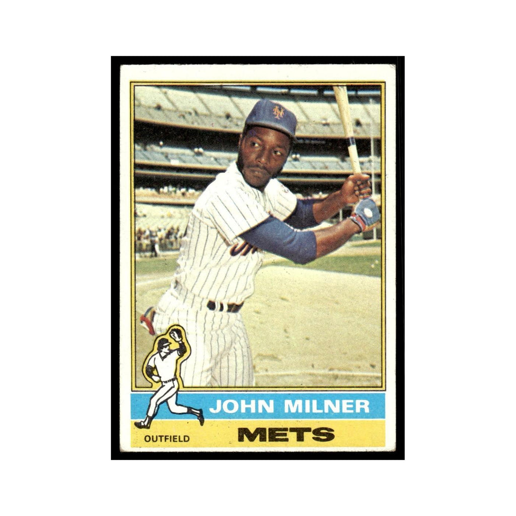 John Milner 1976 Topps #517 New York Mets Baseball Card EX