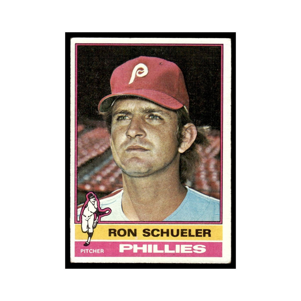 Ron Schueler 1976 Topps #586 Philadelphia Phillies Baseball Card EX