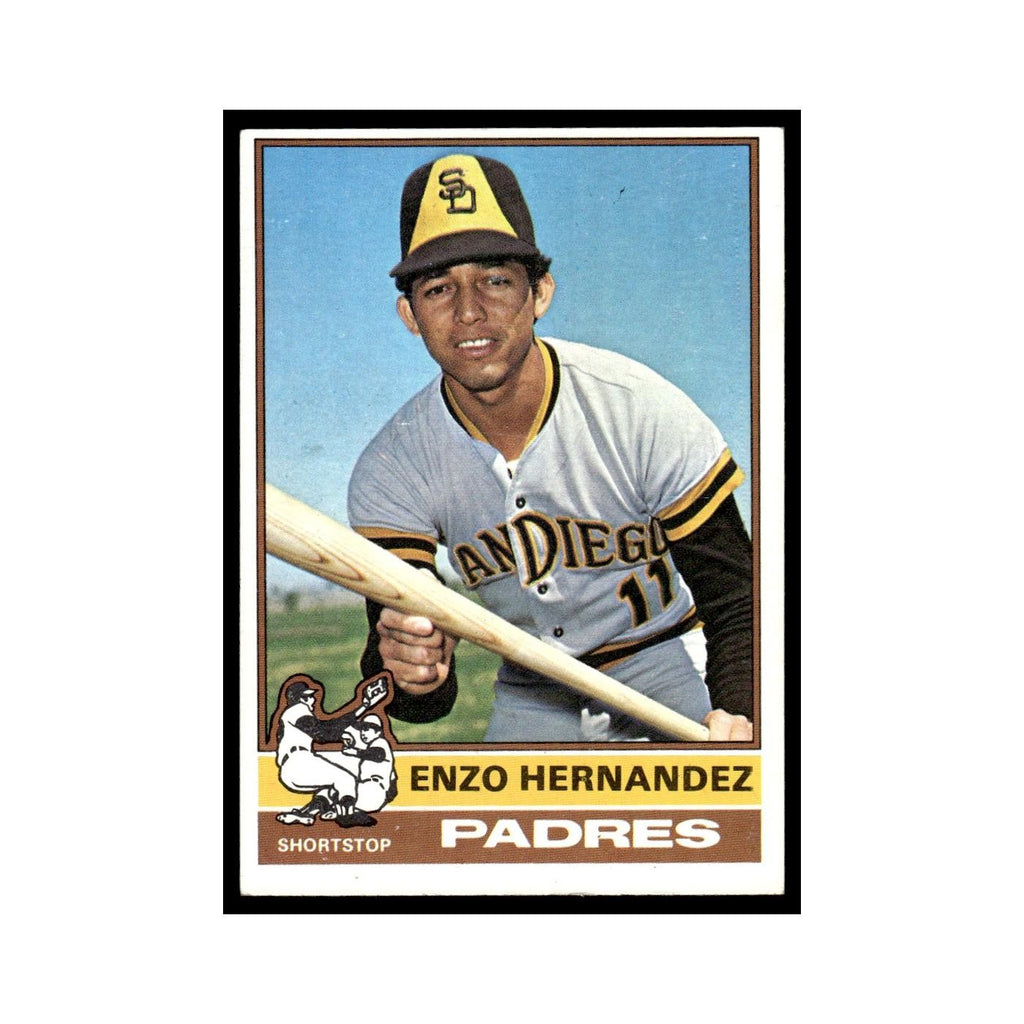 Enzo Hernandez 1976 Topps #289 San Diego Padres Baseball Card EX