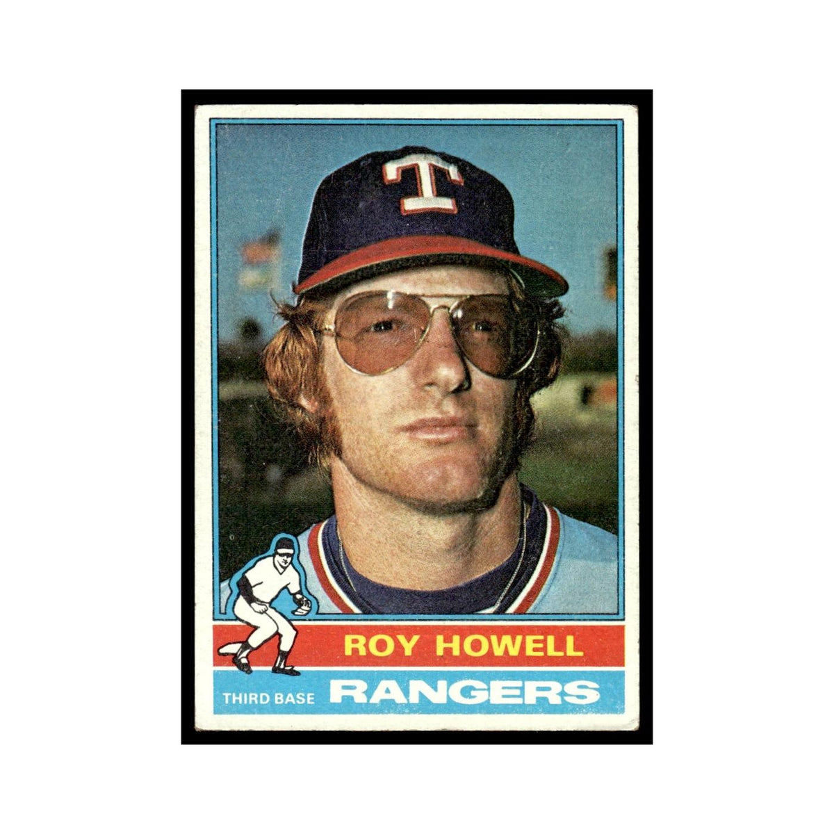 Roy Howell 1976 Topps #279 Texas Rangers Baseball Card EX