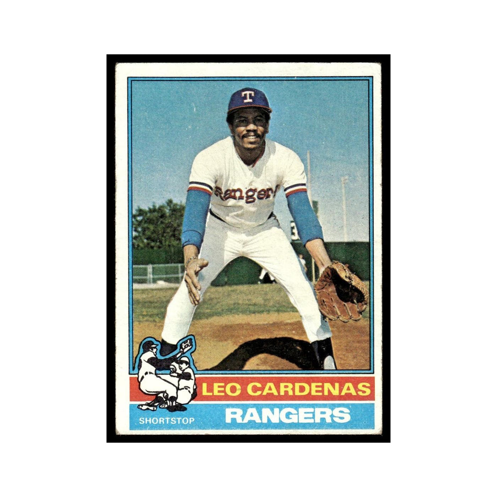 Leo Cardenas 1976 Topps #587 Texas Rangers Baseball Card EX