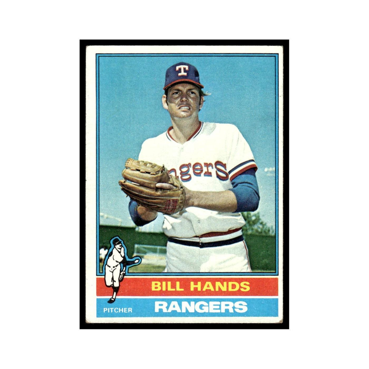 Bill Hands 1976 Topps #509 Texas Rangers Baseball Card EX