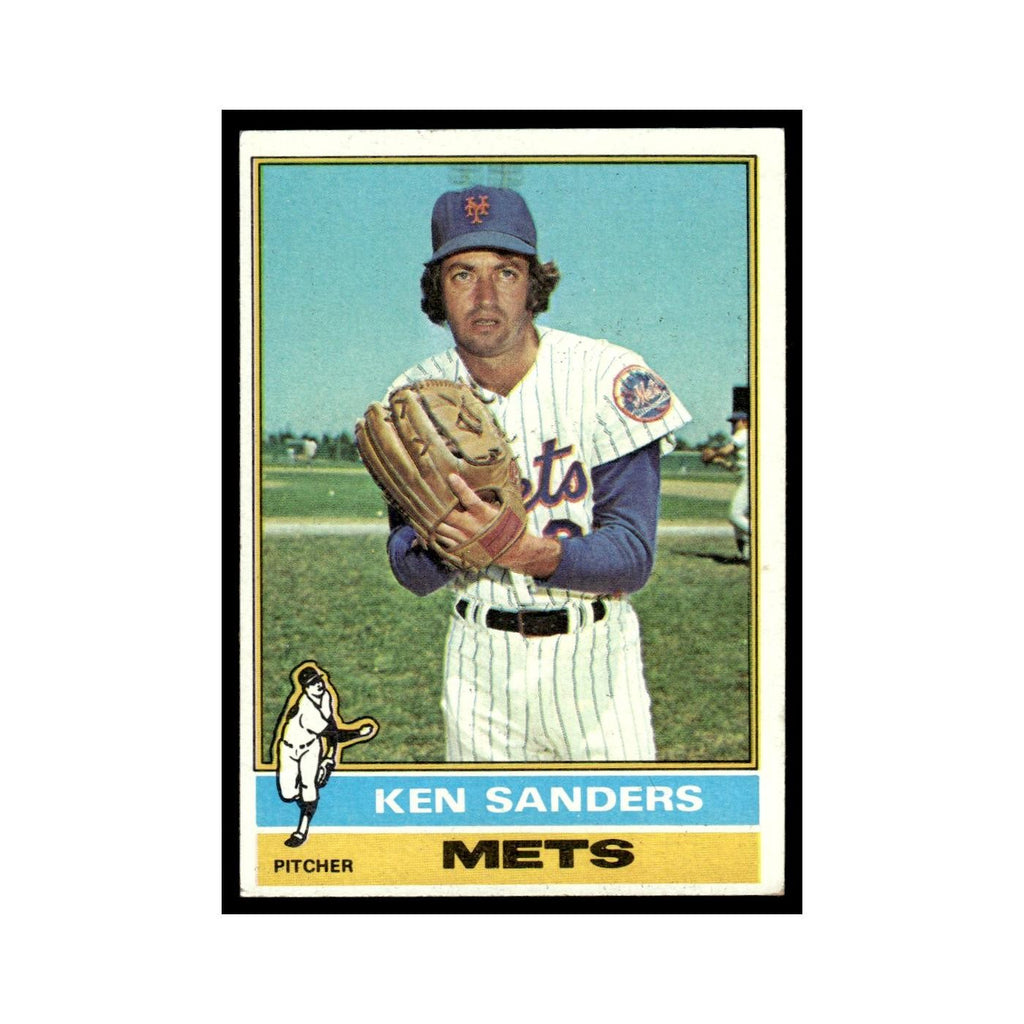 Ken Sanders 1976 Topps #291 New York Mets Baseball Card EX