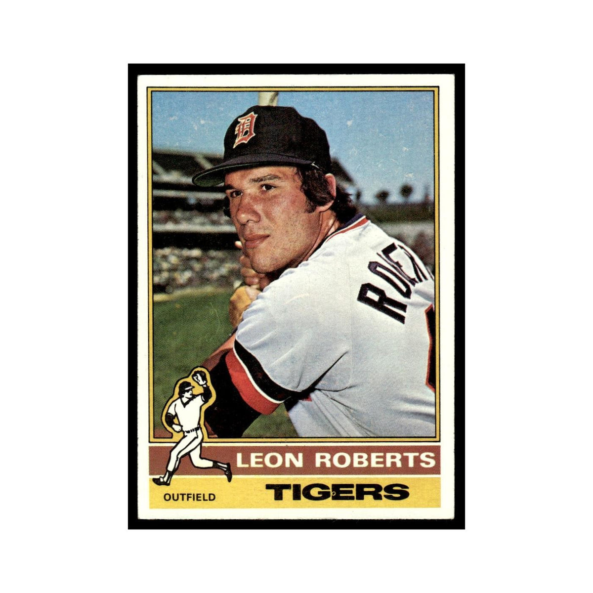 Leon Roberts 1976 Topps #292 Detroit Tigers Baseball Card EX