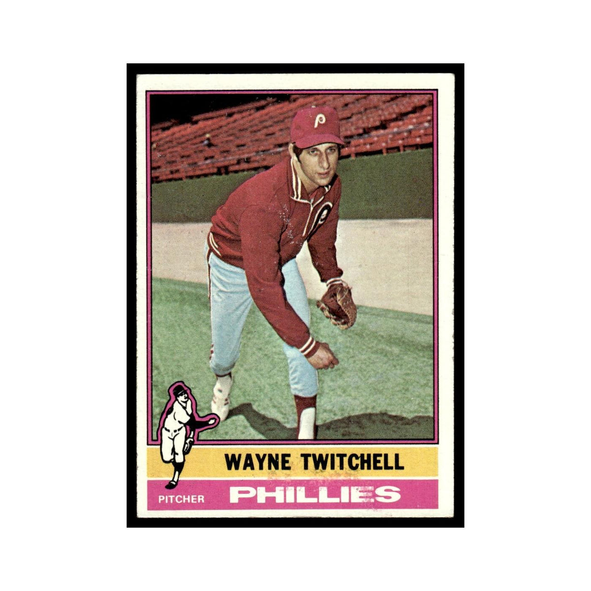 Wayne Twitchell 1976 Topps #543 Philadelphia Phillies Baseball Card EX