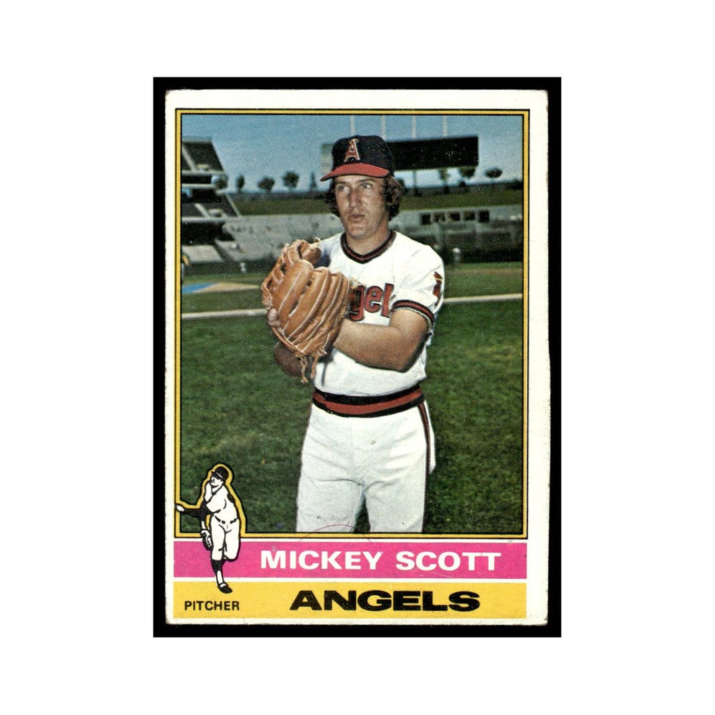 Mickey Scott 1976 Topps #276 California Angels Baseball Card EX