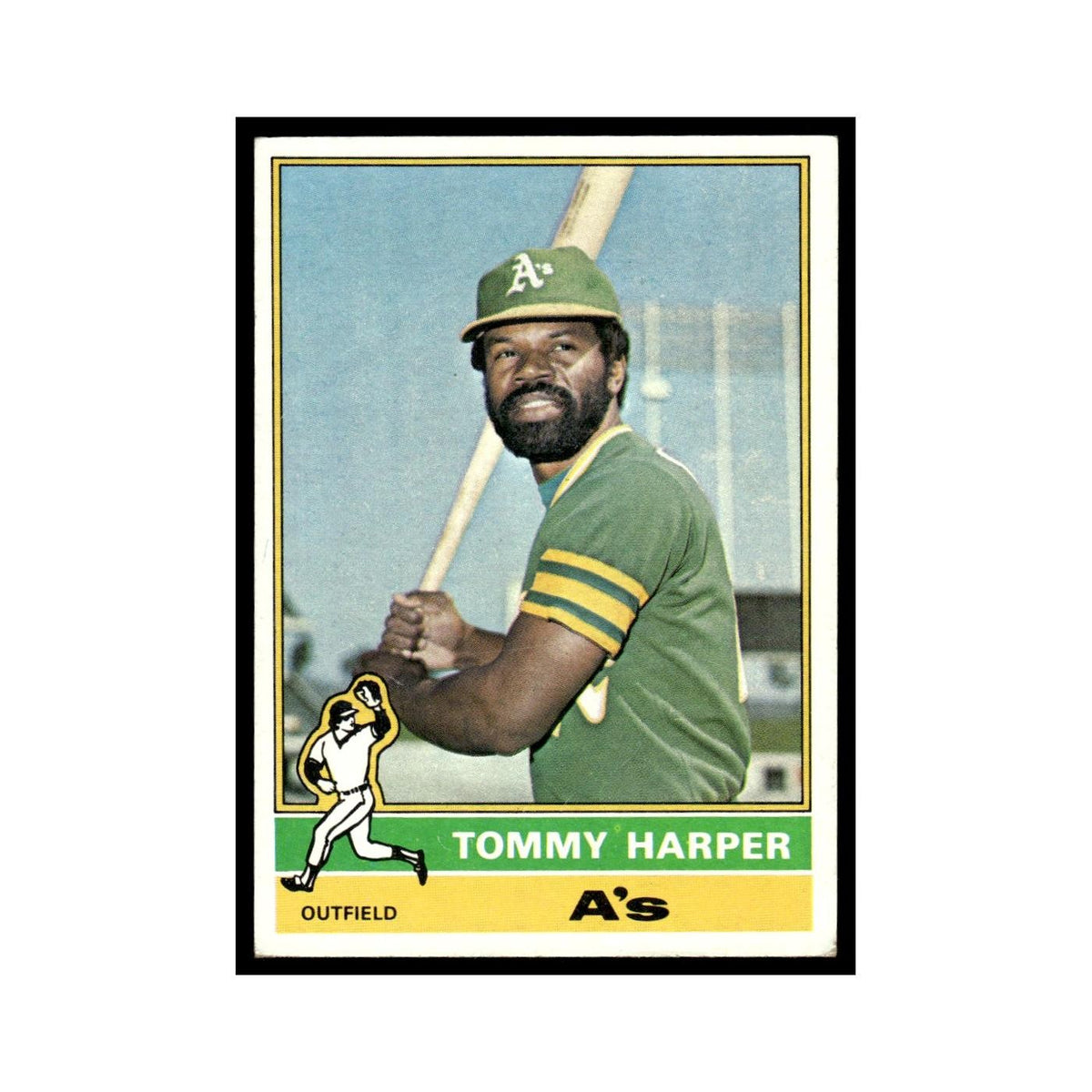 Tommy Harper 1976 Topps #274 Oakland Athletics Baseball Card EX