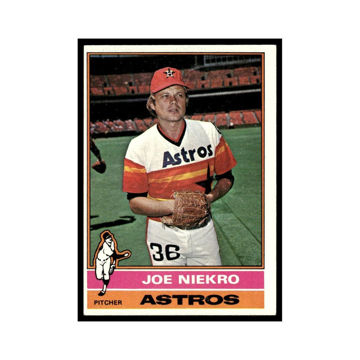 Joe Niekro 1976 Topps #273 Houston Astros Baseball Card EX