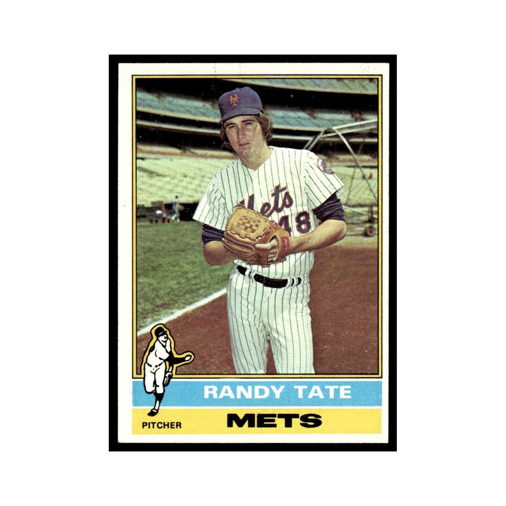 Randy Tate Rookie 1976 Topps #549 New York Mets Baseball Card EX