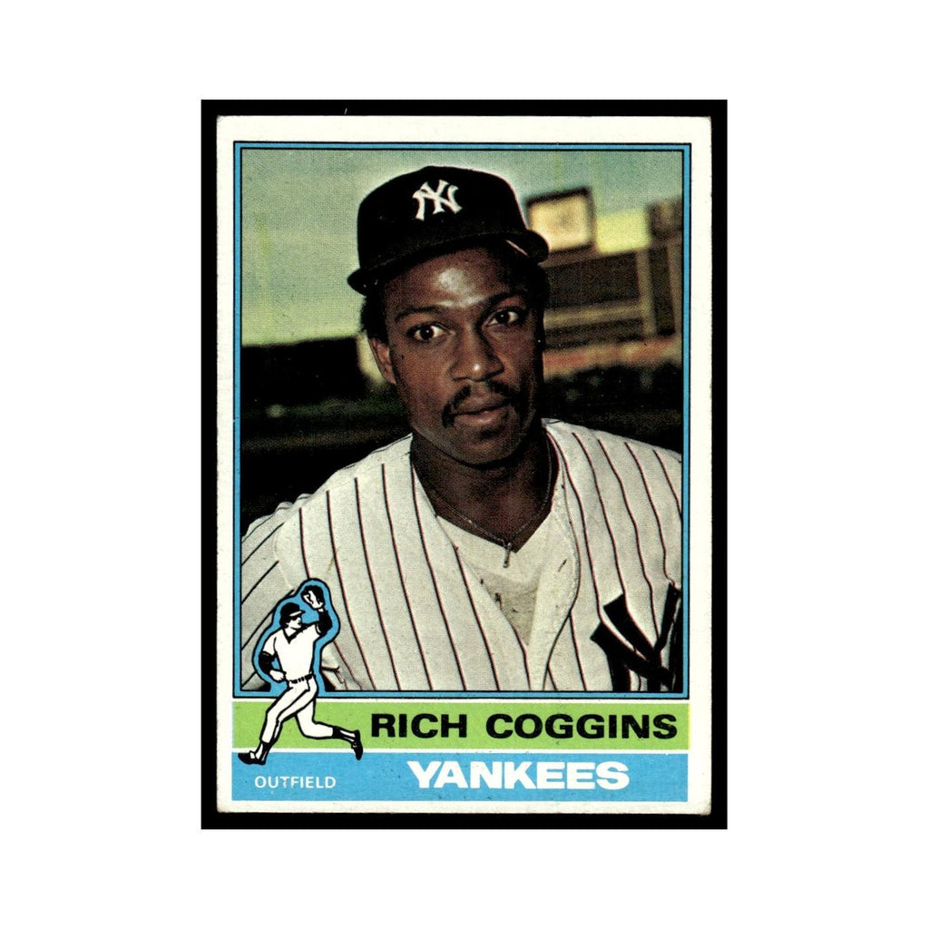 Rich Coggins 1976 Topps #572 New York Yankees Baseball Card EX
