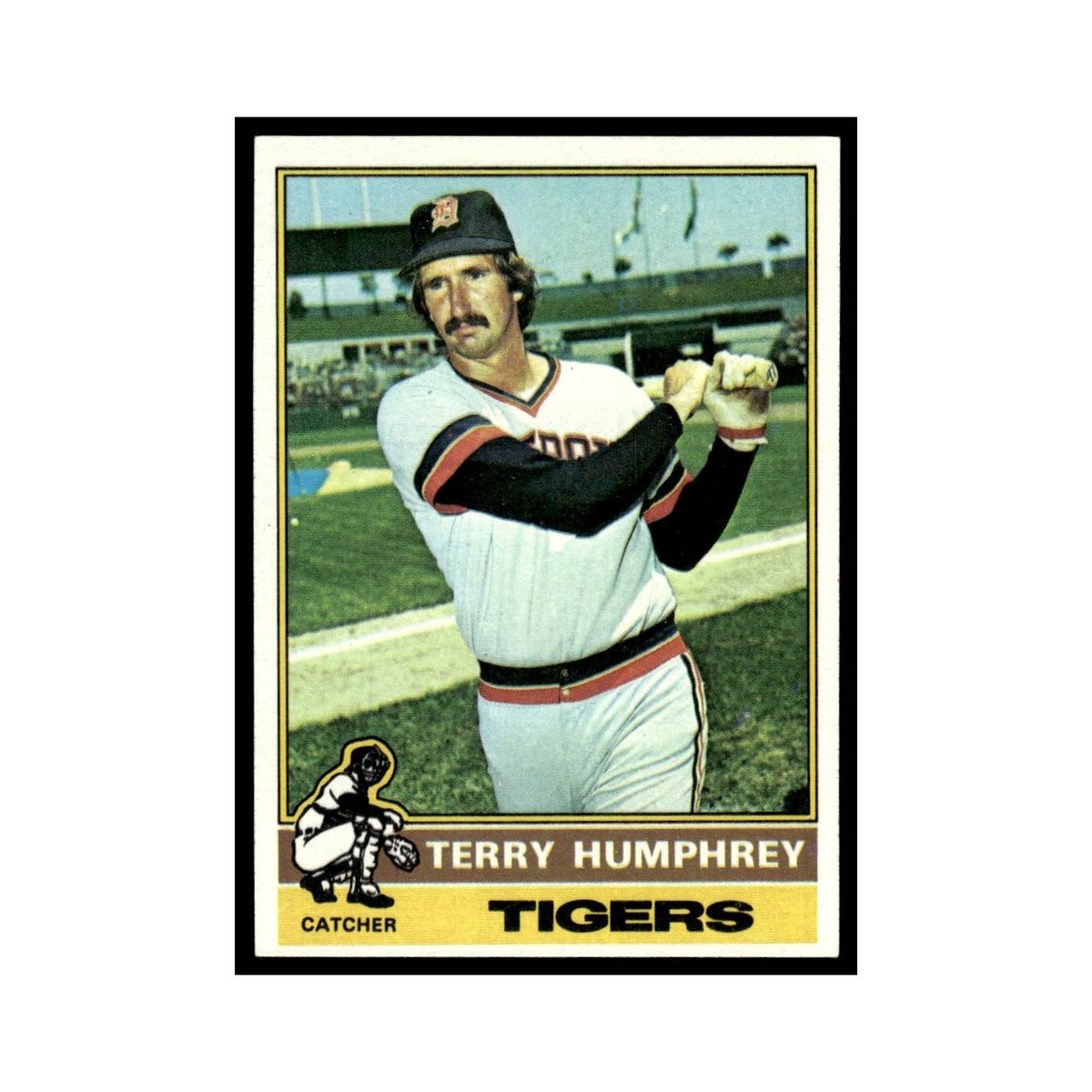 Terry Humphrey 1976 Topps #552 Detroit Tigers Baseball Card EX