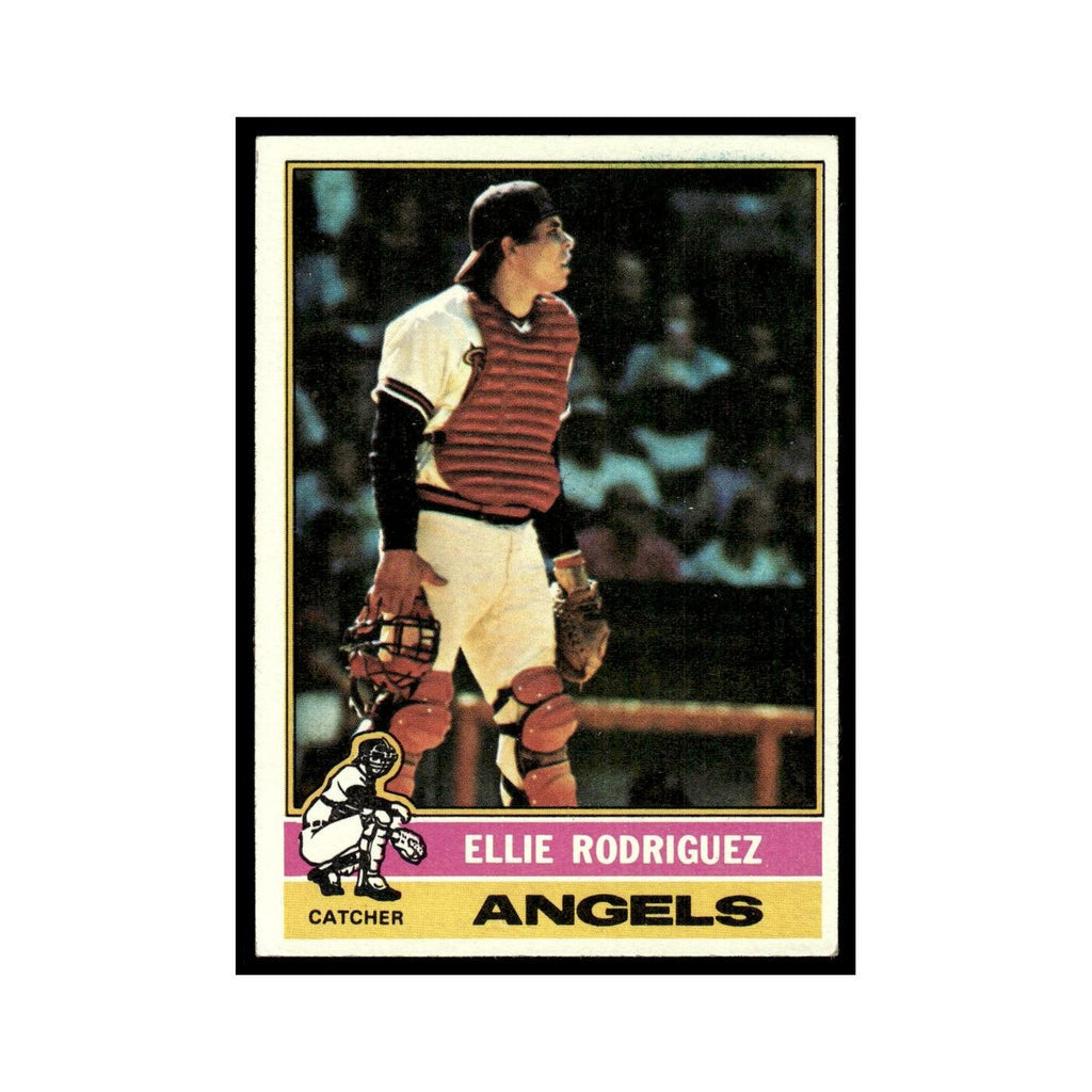 Ellie Rodriguez 1976 Topps #512 California Angels Baseball Card EX
