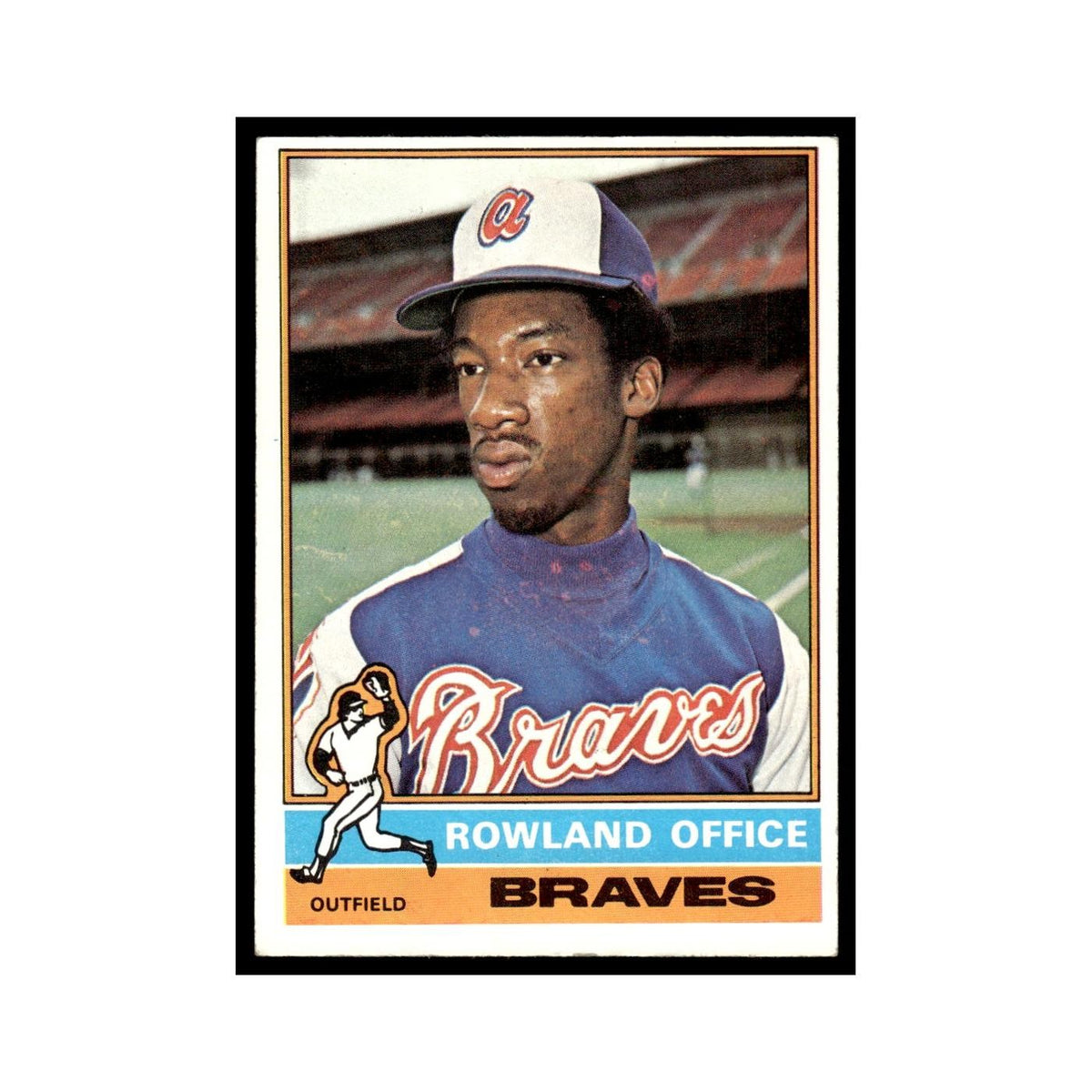 Rowland Office 1976 Topps #256 Atlanta Braves Baseball Card EX