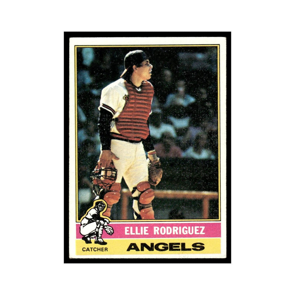 Ellie Rodriguez 1976 Topps #512 California Angels Baseball Card EX