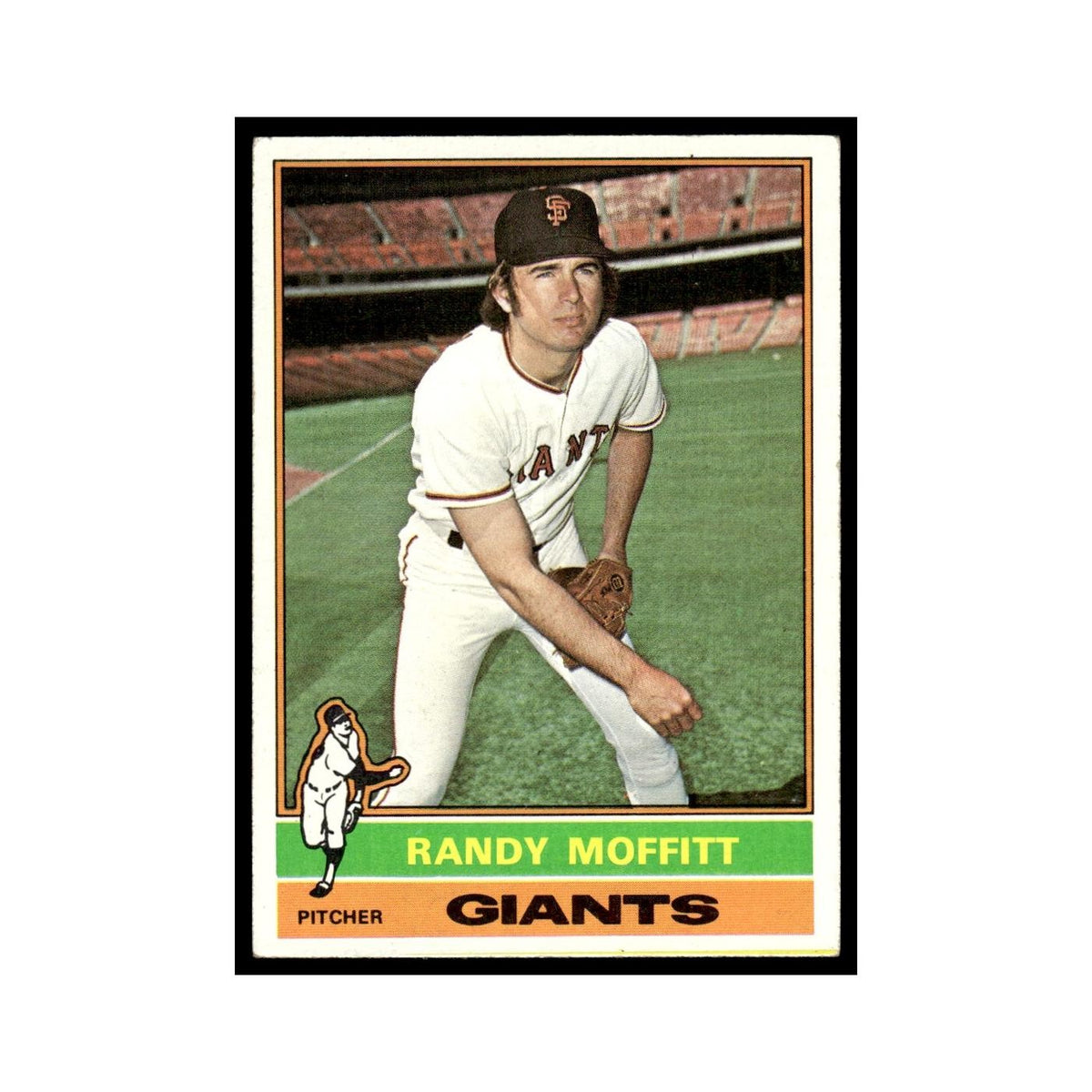 Randy Moffitt 1976 Topps #553 San Francisco Giants Baseball Card EX