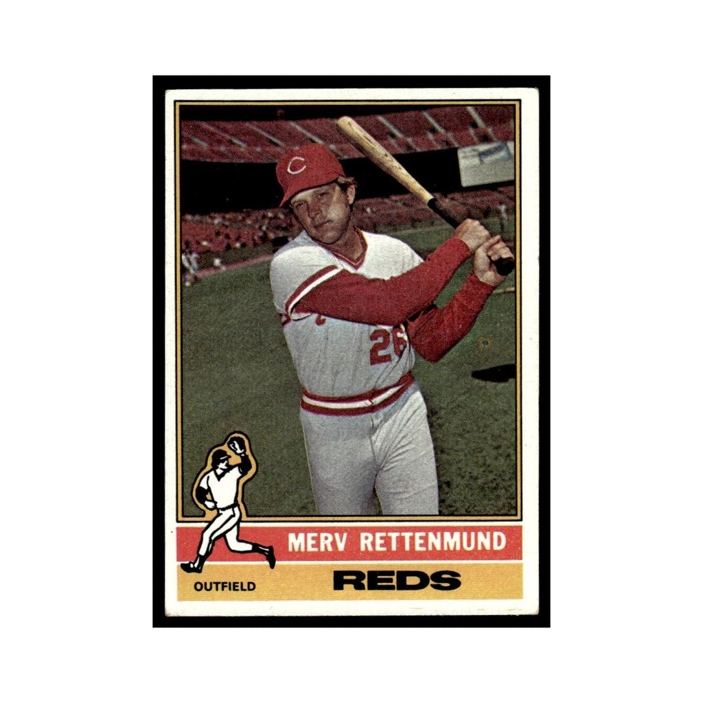 Merv Rettenmund 1976 Topps #283 Cincinnati Reds Baseball Card EX