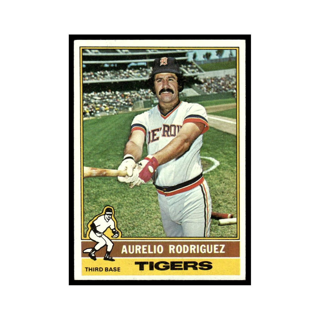 Aurelio Rodriguez 1976 Topps #267 Detroit Tigers Baseball Card EX