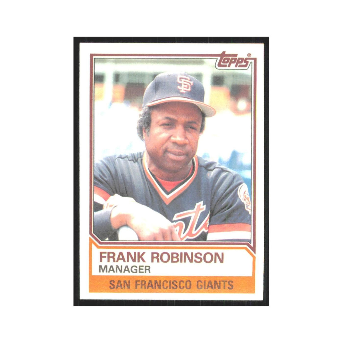 1983 Topps Frank Robinson Giants #576