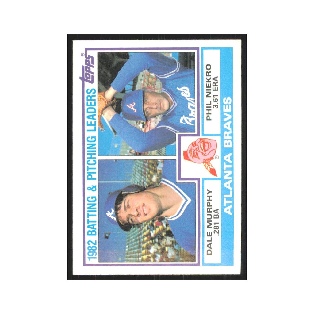 1983 Topps Dale Murphy/Phil Niekro Braves #502