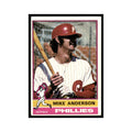 Mike Anderson 1976 Topps #527 Philadelphia Phillies Baseball Card EX
