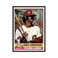 Mike Anderson 1976 Topps #527 Philadelphia Phillies Baseball Card EX