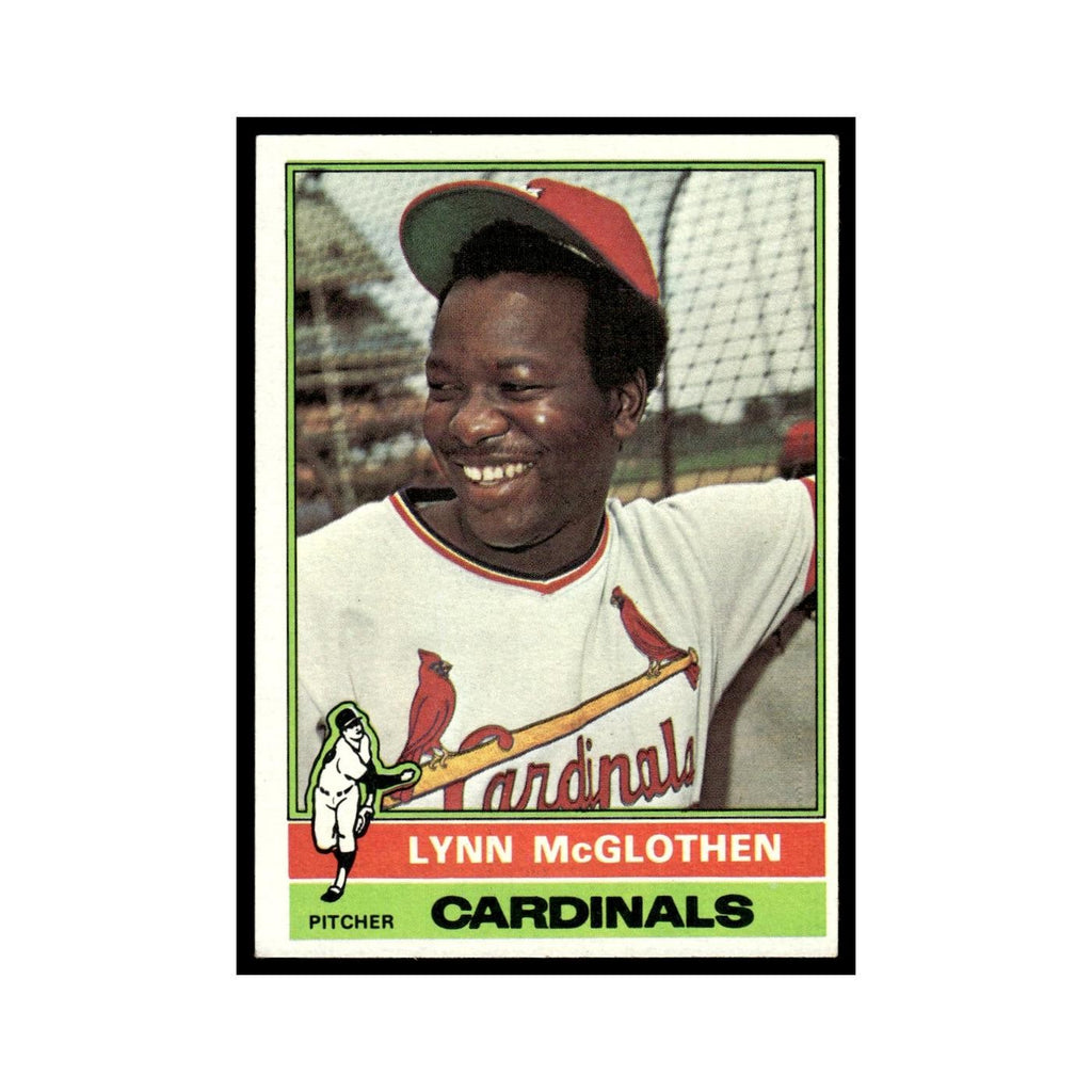 Lynn McGlothen 1976 Topps #478 St. Louis Cardinals Baseball Card EX