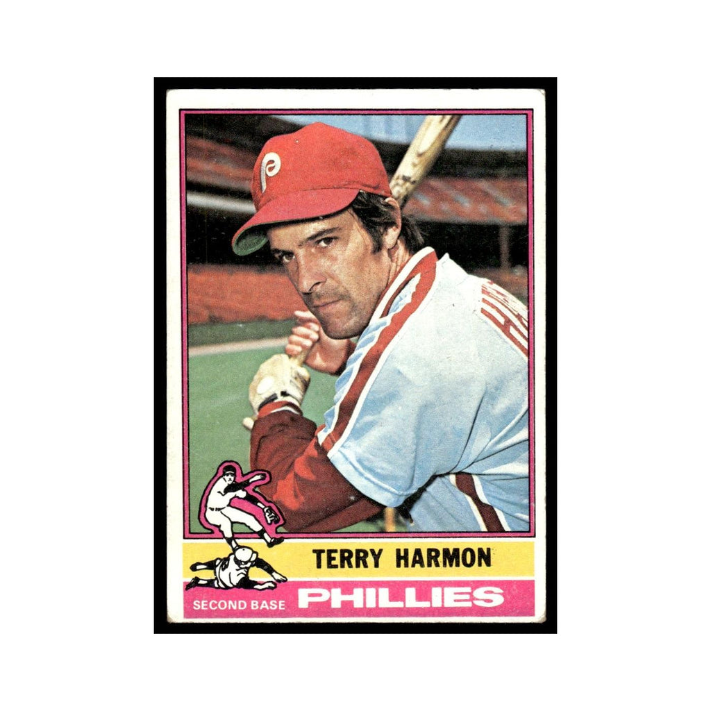 Terry Harmon 1976 Topps #247 Philadelphia Phillies Baseball Card EX