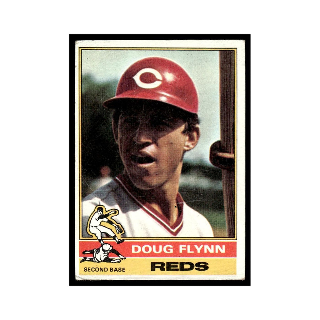 Doug Flynn Rookie 1976 Topps #518 Cincinnati Reds Baseball Card EX