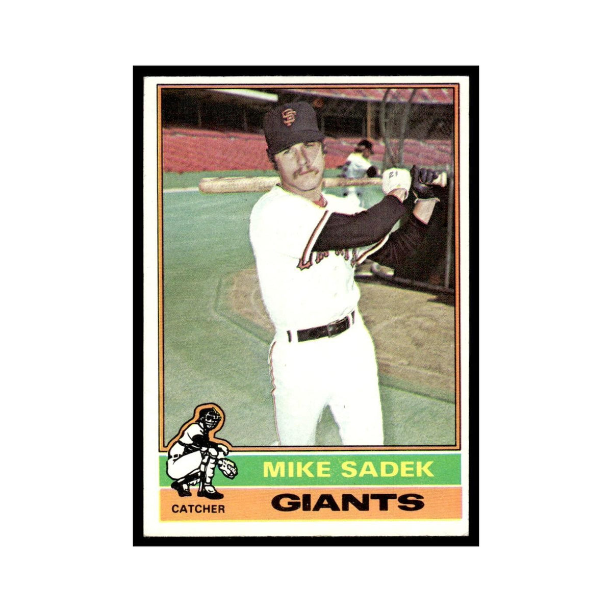 Mike Sadek 1976 Topps #234 San Francisco Giants Baseball Card EX