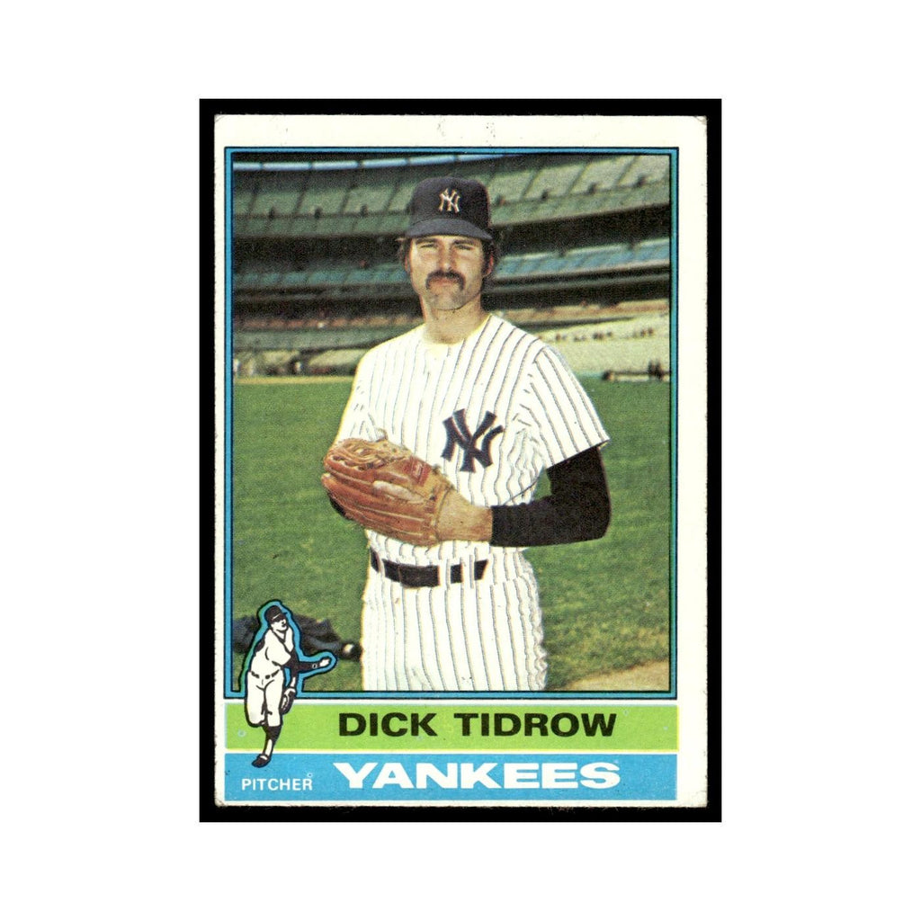 Dick Tidrow 1976 Topps #248 New York Yankees Baseball Card EX