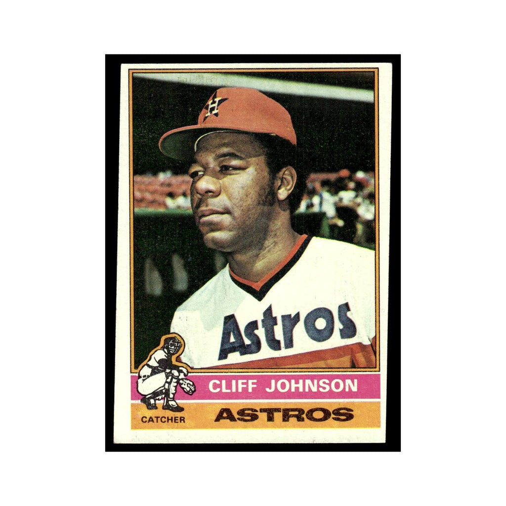 Cliff Johnson 1976 Topps #249 Houston Astros Baseball Card EX