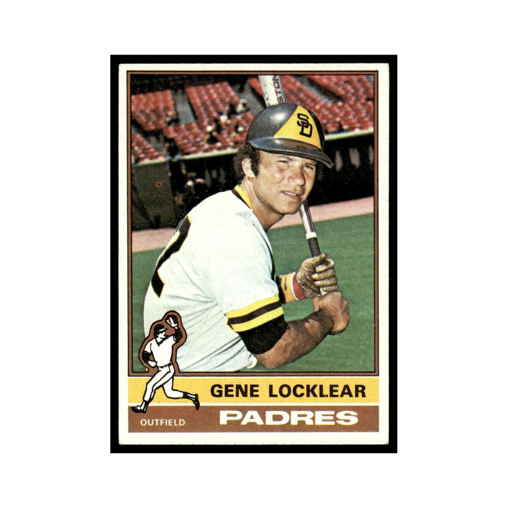 Gene Locklear 1976 Topps #447 San Diego Padres Baseball Card EX