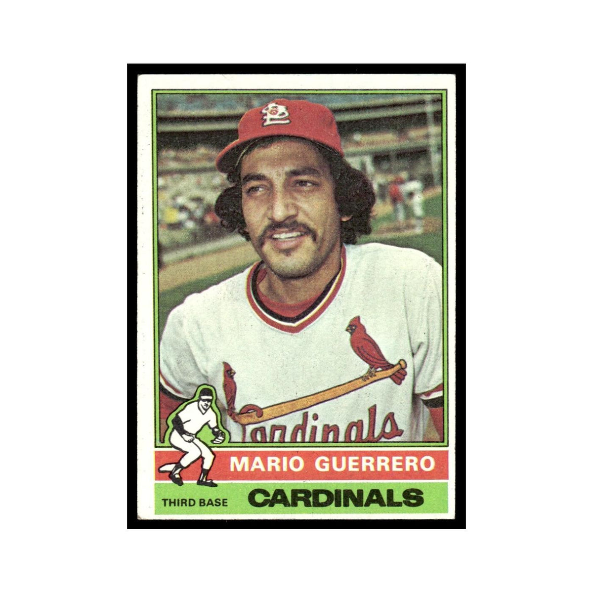 Mario Guerrero 1976 Topps #499 St. Louis Cardinals Baseball Card EX