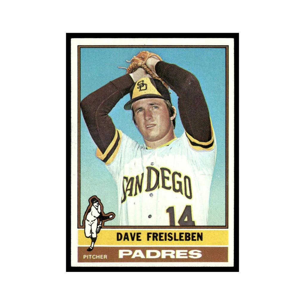 Dave Freisleben 1976 Topps #217 San Diego Padres Baseball Card EX