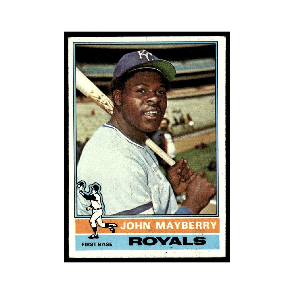 John Mayberry 1976 Topps #440 Kansas City Royals Baseball Card EX