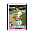 Tom Johnson 1976 Topps #448 Minnesota Twins Baseball Card EX